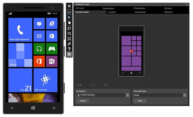 Emulator Tools Options